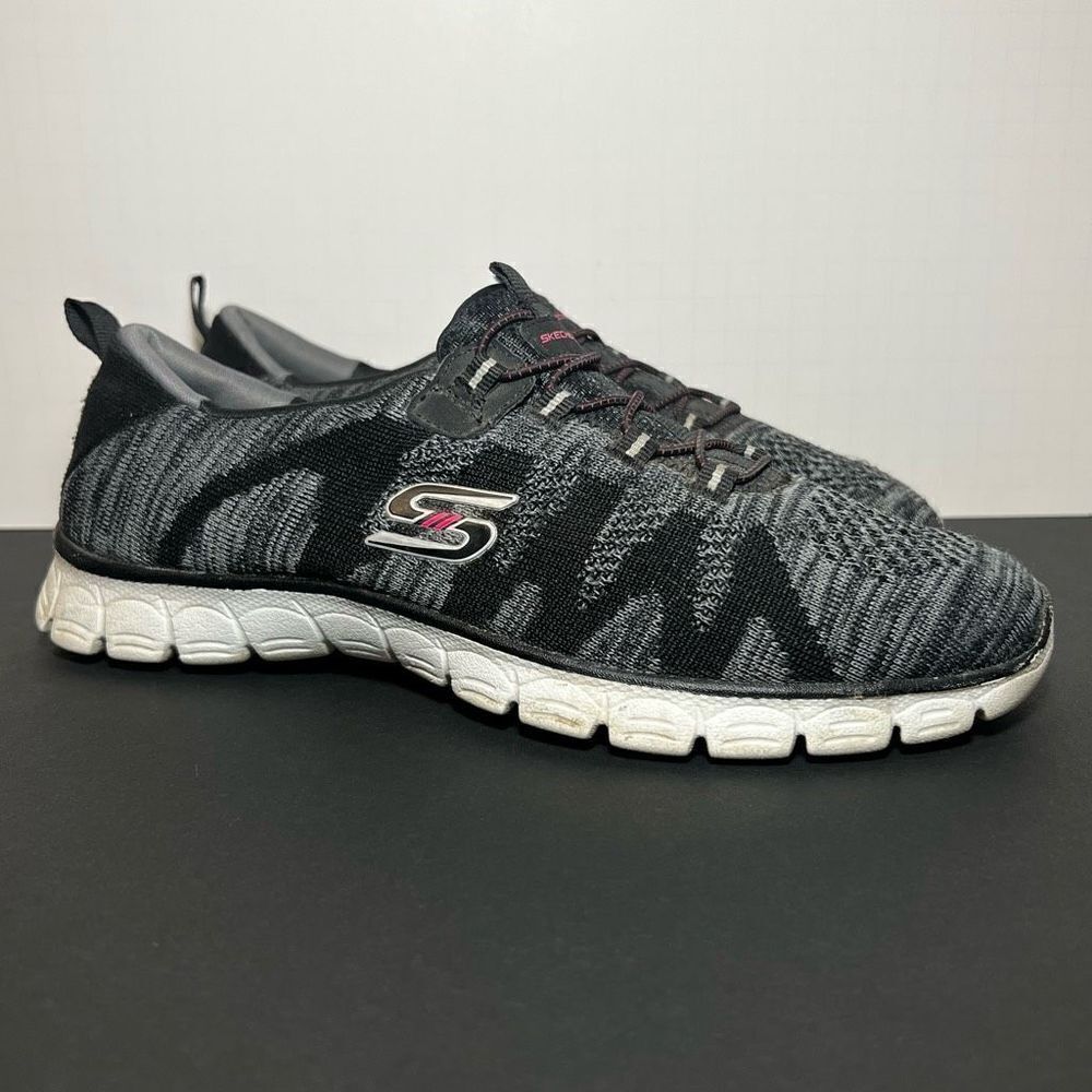 Womens SKECHERS EZ Flex 3.0 Take The Lead Black Running Shoes / Size 8.5 - Picture 1 of 9